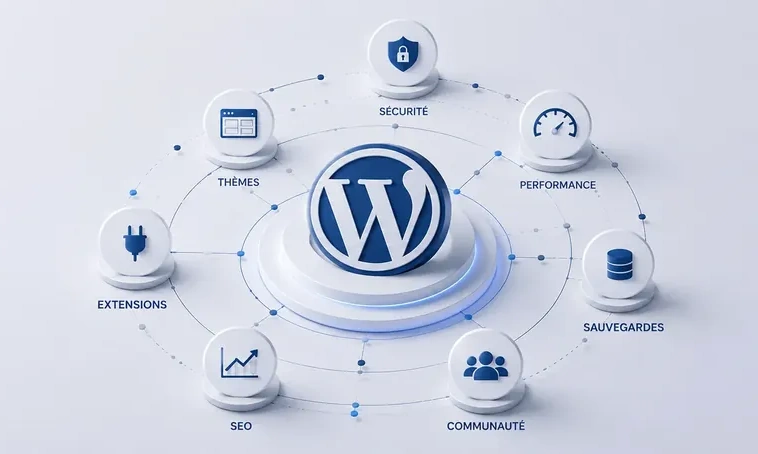 Hébergement WordPress infogéré HaiSoft : sécurité, performance, sauvegardes